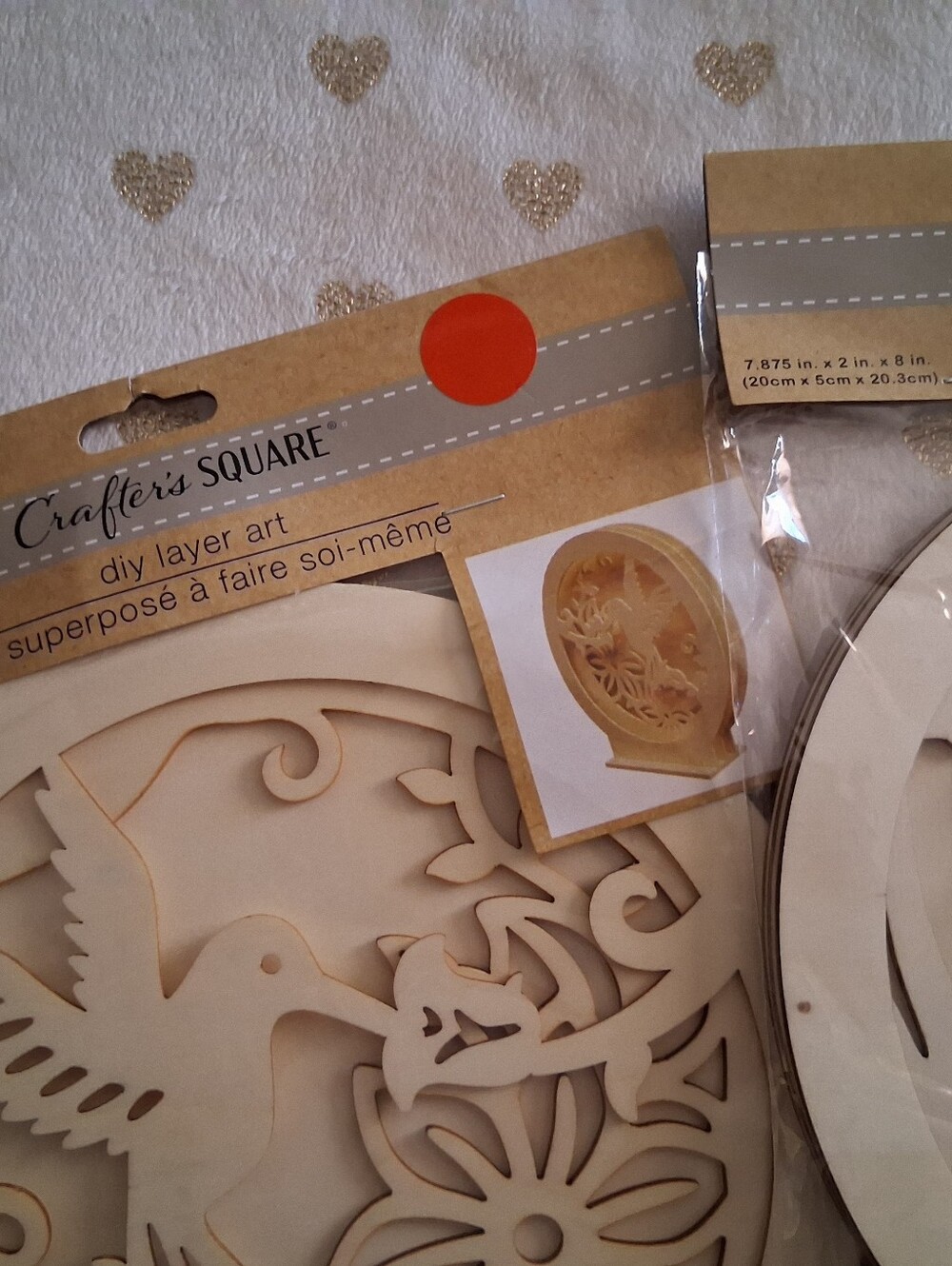 📚🎨 *NIP* Carfter's Square Wood Crafting - Picture 2 of 4